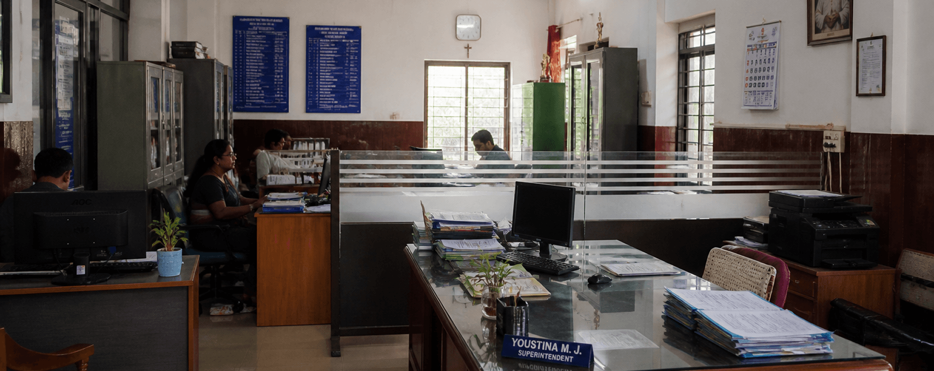 Administrative offices support banner